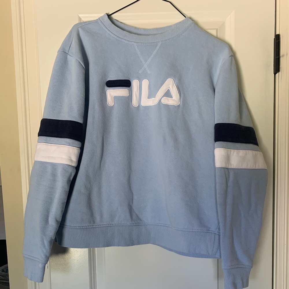 Fila baby blue women’s sweatshirt